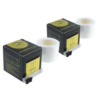 2 X 42mm [1000 Feet Per Roll] Premium Numbing Preservative Film by Ink Permanent Plastic Wrap for Tattoos, Microblading, Lip Tattoo, Eyebrow Lamination & Lash Lift  42 or 60 mm width 300 Meters