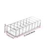 Acrylic Makeup Organizer Lipstick Holder, 8 Slots Clear Cosmetic Makeup Storage Organizer for Lipstick, Brushes, Highlighters, Eyeshadow, Bottles view 2
