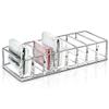 Acrylic Makeup Organizer Lipstick Holder, 8 Slots Clear Cosmetic Makeup Storage Organizer for Lipstick, Brushes, Highlighters, Eyeshadow, Bottles view 4