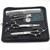 6 inch professional hairdressing set, suitable for hairstylist/home/hair salon 440c steel hairdressing scissors set view 1