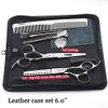 6 inch professional hairdressing set, suitable for hairstylist/home/hair salon 440c steel hairdressing scissors set view 2