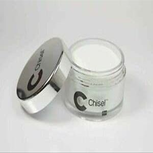 Chisel Nail Art 2 in 1 Acrylic/Dipping Powder 2 oz - SUPER WHITE