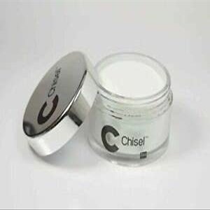 Chisel Nail Art 2 in 1 Acrylic/Dipping Powder 2 oz - SUPER WHITE