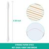 200 Pack Cotton Swab Individually Wrapped, Individually Wrapped Double Tipped Cotton Swabs Paper Sticks Cotton Buds(White, Round/Pointed End) view 4