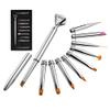 10pcs 1 Set Nail Drawing Brush Nail for Nail Art Nail Art Supplies Builder Gel for Nails Acrylic Nail 3d Nails Tool Gel Nail 3d Nails Tool Painted Suite view 4