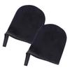 Beaupretty 2pcs Tan Flocked Spa Gloves Body Mousse Tanning Back Lotion Face Self Tanner Mitt Body Cream Applicator Body Exfoliating Mitten Back Self Tanner Beach Sponge view 1