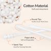 Baby Cotton Swabs 210 Count, Cotton Swabs For Personal Hygiene, Baby Safe Tips For Ear and Nose Clean With Biodegradable & Organic Cotton Buds, Double Tipped Safety Sticks, 100% Eco-Friendly view 2