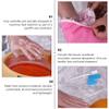1 Set Hand and Foot Care Set Parrafin Wax for Hands Soothe Socks Paraffin Wax Foot Covers Paraffin Wax Mitts Spa Bath Mitt Frosted Heater Cotton Gloves (Foot Covers) Work Pink view 4