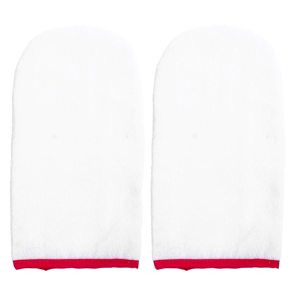Beaupretty 1pair Paraffin Manicure Mitts for Hand Insulated Cloth Gloves for Moisturizing Comfortable and Warm Wax Therapy for Nail Care Fits