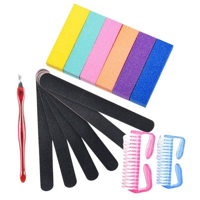 Beaupretty 1set Square Nail Buffers Set Double-Sided Nail Files Sanding Blocks for Women and Professionals