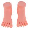 2 Pack Nail Art Nail Mannequin Foot Silicone Practice Foot Fake Hand Acrylic Practice Foot Manicure Tools Nail Foot Model Practice Foot Model Sock Mannequin Pedicure Set view 1