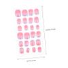 Beaupretty 120pcs Boy Girl Nail Decals Cartoon Press Artificial Fake Nails Kit for Girls Safe Material Decoration for Boys and Girls Random Style view 4