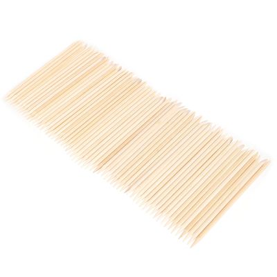 200pcs Manicure Orange Stick Cleaning Gadgets Safe Manicure Accessory Orange Cuticle Stick Nail Art Cuticle Sticks Nail Tools Nursing Mini Nail Wood Component Exfoliating