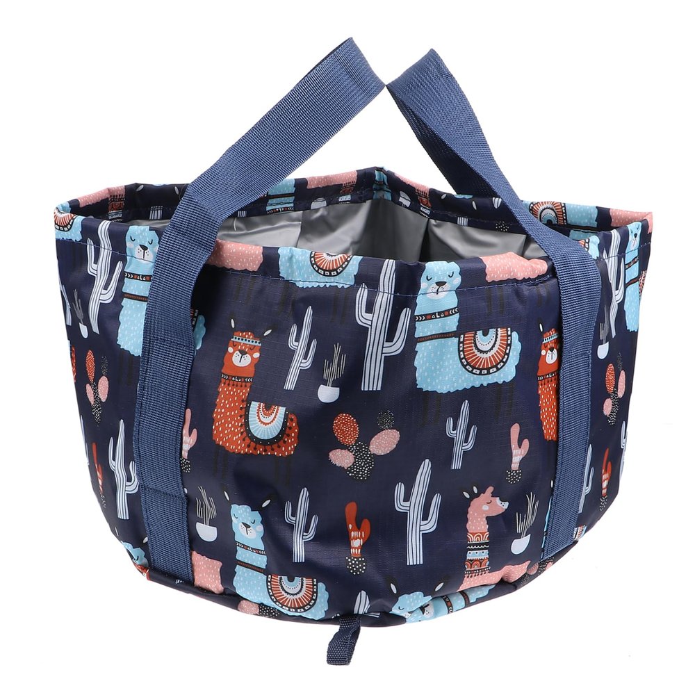Beaupretty Basin Foldable Foot Basin Foot Tub Foot Soak Tub Foot Bath Basin Folding Fish Bucket Nylon Cloth Spa Travel Foot Bag