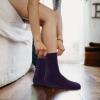Beaupretty 5pairs Moisturizing Silicone Gel Socks for Women Cracking Foot Care Cotton Mid-Calf Socks Random Colors Soft and Washable for Healing Dry Cracked Feet and Preventing Skin Damage view 3