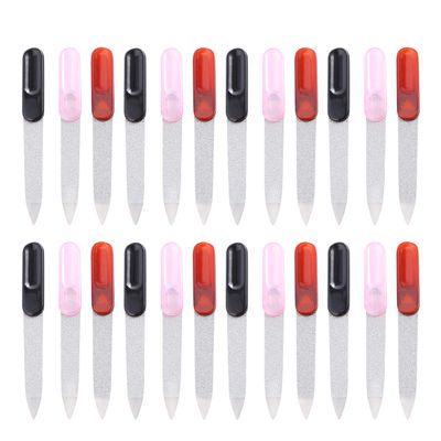 24pcs Toenail File Nail Care Kit Manicure Pedicure Tool Nails Gel Carbon Steel Nail Files Nail Art Files Nail Buffer Block Nail Art Grinding Tool Sanding Block Major