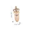 Beaupretty 4pcs Manicure Little Finger Ring Diamond Paw Miss Alloy view 2