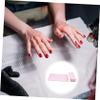 2pcs Leather Manicure Hand Pillow Hand Cushion for Nails Hand Rests Salon Nail Cushion Arm Rest Cushion Nail Wrist Cushion Beauty Pink Pu Leather Hand Frame Water Proof view 3