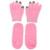 Beaupretty 1set Screen Gloves Gel Socks for Skin Care Moisturizing Hand Foot Treatment for Men and Women Non-Slip for Gaming and Mobile Use view 1