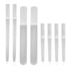 8pcs Set Double Sided Nail File Stainless Steel Nail Buffer Metal Double- Sided Manicure Files Nail Files for Natural Nails Pro Tools Nail Shaping Files Diamond Acrylic view 1