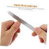 8pcs Set Double Sided Nail File Stainless Steel Nail Buffer Metal Double- Sided Manicure Files Nail Files for Natural Nails Pro Tools Nail Shaping Files Diamond Acrylic view 4