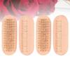 Beaupretty 4pcs Nail Brush Double-sided Nail Cleaner Pig Bristle Massage Brush for Manicure and Pedicure for Dust Removal Wood view 4