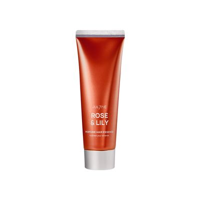 JULYME PERFUME HAIR ESSENCE 2.7 fl.oz- Luxury Scented Hair Cream, Moisturizing Korean Hair Treatment with Long Lasting Scent(Rose&Lily)