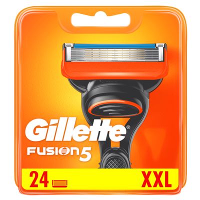 Gillette Fusion5 Razor Refills for Men, Razor Blades Men with Lubrastrip for a Close Shave, Compatible with Razors