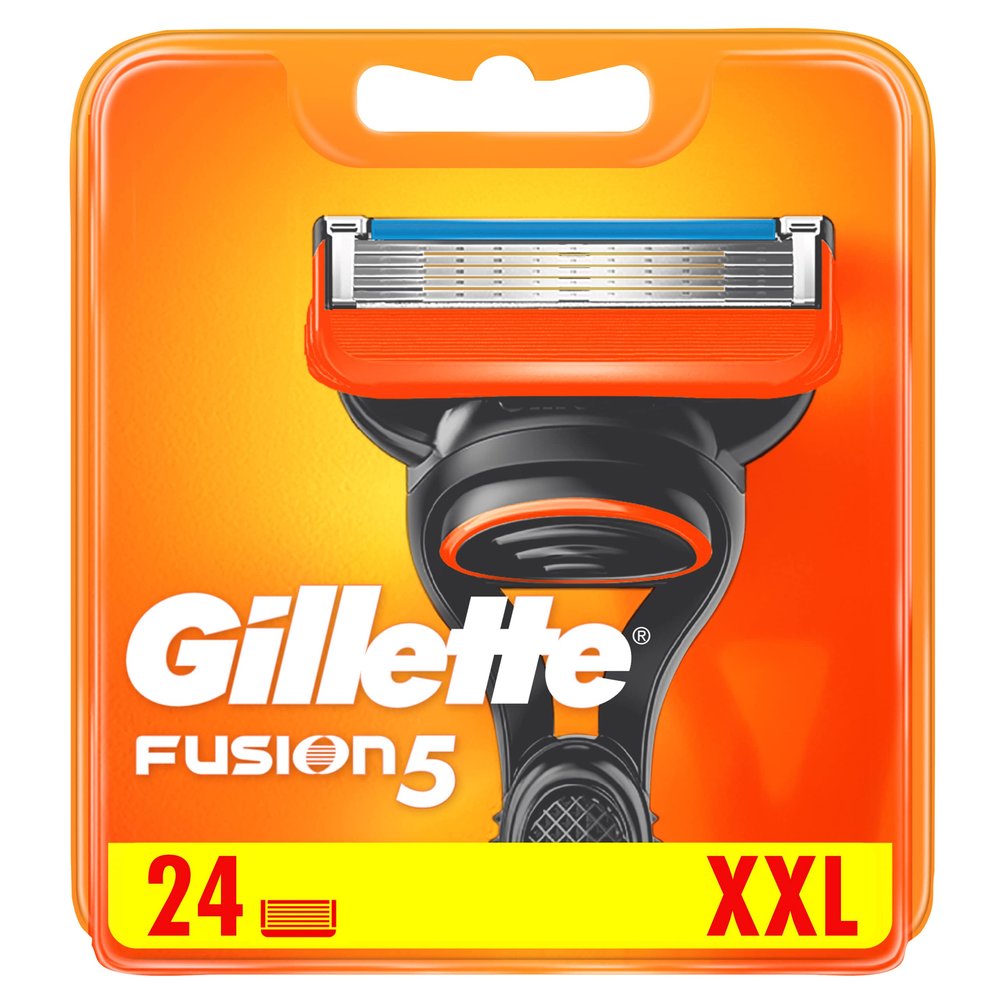Gillette Fusion5 Razor Refills for Men, Razor Blades Men with Lubrastrip for a Close Shave, Compatible with Razors