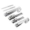 Beaupretty 6pcs Nail Clippers Kit Rotating Head for Easy Toenail and Fingernail Trimming Ergonomic Design Manicure and Pedicure Tools view 3