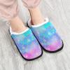 Umidedor Mermaid Rainbow Scales Slippers For Women Girls, Soft Memory Foam Non-Slip Indoor House Slippers Home Shoes for Bedroom Hotel Travel Spa view 3