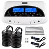 Dual Ionic Foot Bath Detox Machine, Professional Foot Detox Machine, Ionic Ion Detox Foot Bath Spa Cleanse Detoxification Machine with Basin, 2 Waist Belts, 2 Arrays, 10 Liners and Aluminum Box view 2