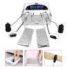 Dual Ionic Foot Bath Detox Machine, Professional Foot Detox Machine, Ionic Ion Detox Foot Bath Spa Cleanse Detoxification Machine with Basin, 2 Waist Belts, 2 Arrays, 10 Liners and Aluminum Box view 3