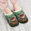 Umidedor 3D Tree Frog Mens Slippers, Soft Memory Foam Non-Slip Indoor House Slippers Home Shoes for Bedroom Hotel Travel Spa view 3