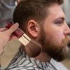 SOLUSTRE Neck Duster Handle Hair Brush Hair Brush for Barber Ideal for Barbershop view 4