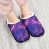 Umidedor Space Galaxy Mens Slippers, Soft Memory Foam Non-Slip Indoor House Slippers Home Shoes for Bedroom Hotel Travel Spa view 3