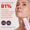 Womaness Let's Neck Firming Serum - Hydrates, Lifts, and Smoothes with Cooling & Massaging Roller Applicator - Cream for Women to Smooth Wrinkles & Tightening Sagging Skin - 50ml Roller view 2