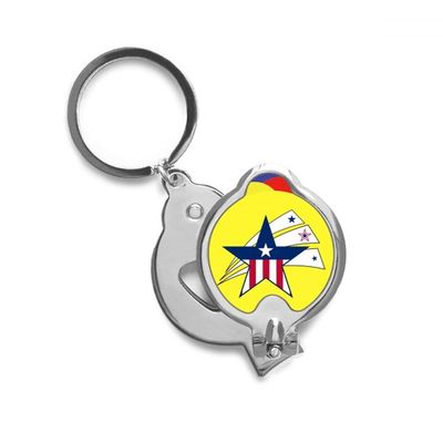 America Star Flag Shine Bright Nail Clippers Sharp Fingernail Stainless Steel Cutter