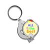 All The Best Warm Heart Text Lithe Nail Clippers Sharp Fingernail Stainless Steel Cutter view 1