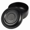 Beaupretty Stainless Steel Shaving Bowl with Lid Men Shave Soap Cup Deep Size Face Beard Shaving Accessories for Barber Home Black view 1