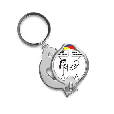 Chest Battle Back Art Deco Gift Fashion Nail Clippers Sharp Fingernail Stainless Steel Cutter