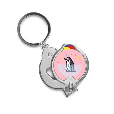 Animation Penguin Lovely Sign Nail Clippers Sharp Fingernail Stainless Steel Cutter