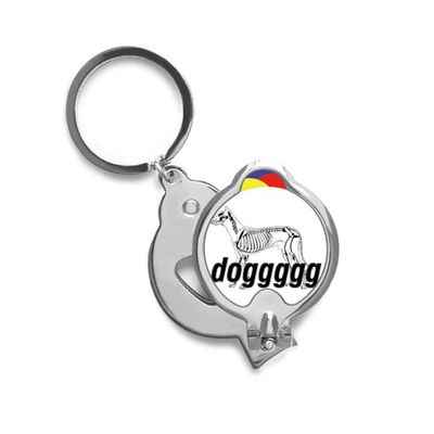 Body Shape Dog Skeleton Art Deco Gift Fashion Nail Clippers Sharp Fingernail Stainless Steel Cutter
