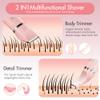 AIBRIT PRO Electric Bikini Trimmer for Women - 2 in 1 Electric Lady Pubic Hair Groomer Painless Hair Removal Razor Body Shaver, Portable Ladies Shaver with 2 Trimmer Heads, IPX7 Waterproof view 4