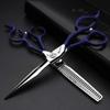 Hair Cutting Scissors, Professional hair clipper 6 inch Japanese hairdressing scissors hair flat shears set BY ZZYY (Color : 6set free case) view 2