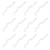 12pcs Long Curly Hair Extensions Straight Human Hair Wig Curly Wig Human Hair Children Fake Hair Clips Children Clips Girl Hair Extensions Long Fake Hair view 3