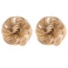 Beaupretty 2pcs Messy Synthetic Hair Bun Extensions for Hairstyles Elastic Band Chignon Hairpiece for Weddings Proms and Casual Outings view 1