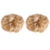 Beaupretty 2pcs Messy Synthetic Hair Bun Extensions for Hairstyles Elastic Band Chignon Hairpiece for Weddings Proms and Casual Outings view 3