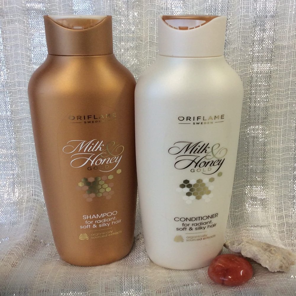 ORIFLAME MILK & HONEY Shampoo and Conditioner 500ML (250ML+250ML)