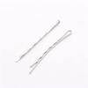 100pcs 55mm Straight Hair Clips Popularity Simple Hairpin for Alloy Hair Accessorys - (Color: Silver) view 1